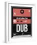 DUB Dublin Luggage Tag 2-NaxArt-Framed Art Print