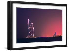Dubai Burj Al Arab-Charles Bowman-Framed Photographic Print
