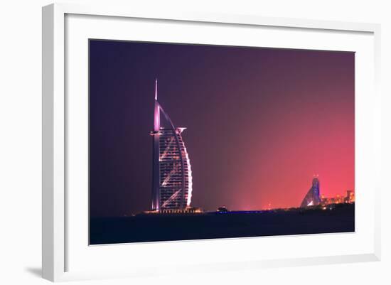 Dubai Burj Al Arab-Charles Bowman-Framed Photographic Print