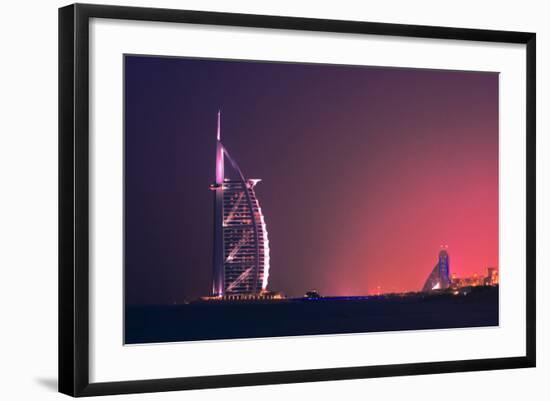 Dubai Burj Al Arab-Charles Bowman-Framed Photographic Print