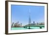 Dubai Burj Khalifa, Dubai City, United Arab Emirates, Middle East-Neale Clark-Framed Photographic Print