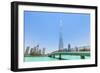 Dubai Burj Khalifa, Dubai City, United Arab Emirates, Middle East-Neale Clark-Framed Photographic Print