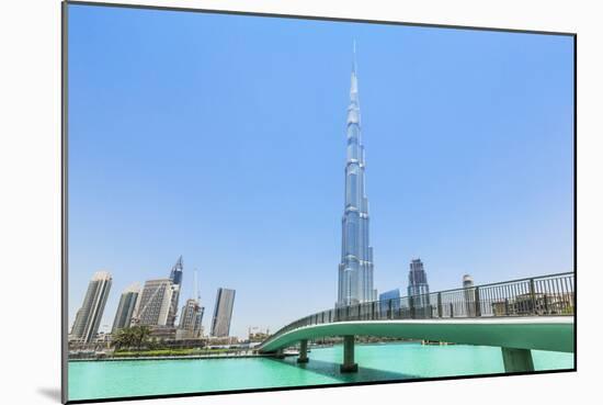 Dubai Burj Khalifa, Dubai City, United Arab Emirates, Middle East-Neale Clark-Mounted Photographic Print