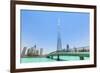 Dubai Burj Khalifa, Dubai City, United Arab Emirates, Middle East-Neale Clark-Framed Photographic Print