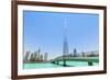 Dubai Burj Khalifa, Dubai City, United Arab Emirates, Middle East-Neale Clark-Framed Photographic Print