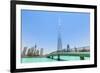 Dubai Burj Khalifa, Dubai City, United Arab Emirates, Middle East-Neale Clark-Framed Photographic Print