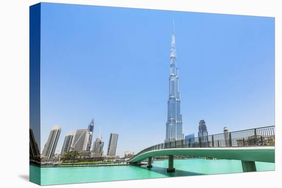 Dubai Burj Khalifa, Dubai City, United Arab Emirates, Middle East-Neale Clark-Stretched Canvas