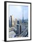 Dubai Cityscape, Dubai, United Arab Emirates, Middle East-Amanda Hall-Framed Photographic Print