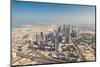 Dubai Cityscape from Burj Khalifa at Sunny Morning, United Arab Emirates.-Petr Vorobev-Mounted Photographic Print