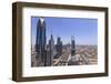 Dubai Cityscape on Sheikh Zayed Road-Fraser Hall-Framed Photographic Print