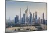 Dubai Cityscape with Burj Khalifa and Emirates Towers, Dubai, United Arab Emirates, Middle East-Amanda Hall-Mounted Photographic Print