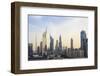 Dubai Cityscape with Burj Khalifa and Emirates Towers, Dubai, United Arab Emirates, Middle East-Amanda Hall-Framed Photographic Print