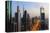 Dubai Cityscape-Fraser Hall-Stretched Canvas