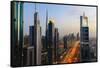 Dubai Cityscape-Fraser Hall-Framed Stretched Canvas