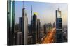 Dubai Cityscape-Fraser Hall-Stretched Canvas