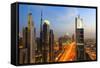 Dubai Cityscape-Fraser Hall-Framed Stretched Canvas