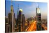 Dubai Cityscape-Fraser Hall-Stretched Canvas