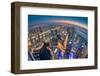 Dubai Colors of Night-Sanjay Pradhan-Framed Photographic Print