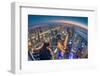 Dubai Colors of Night-Sanjay Pradhan-Framed Photographic Print