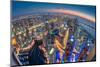 Dubai Colors of Night-Sanjay Pradhan-Mounted Photographic Print