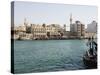 Dubai Creek, Dubai, United Arab Emirates, Middle East-Amanda Hall-Stretched Canvas