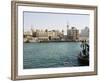 Dubai Creek, Dubai, United Arab Emirates, Middle East-Amanda Hall-Framed Photographic Print