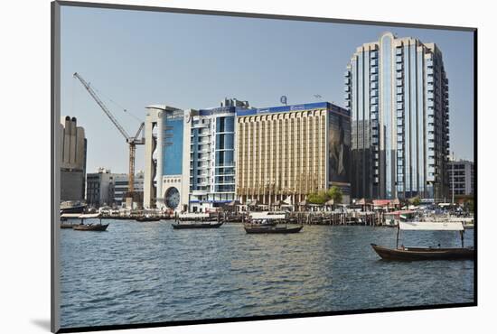 Dubai Creek, Dubai, United Arab Emirates, Middle East-Matt-Mounted Photographic Print