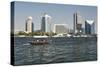 Dubai Creek Tower, Dubai Creek, Dubai, United Arab Emirates, Middle East-Matt-Stretched Canvas