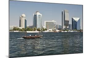 Dubai Creek Tower, Dubai Creek, Dubai, United Arab Emirates, Middle East-Matt-Mounted Photographic Print