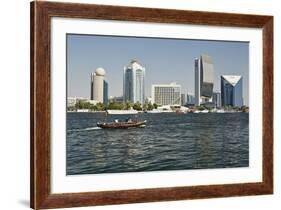 Dubai Creek Tower, Dubai Creek, Dubai, United Arab Emirates, Middle East-Matt-Framed Photographic Print