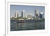 Dubai Creek Tower, Dubai Creek, Dubai, United Arab Emirates, Middle East-Matt-Framed Photographic Print