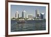 Dubai Creek Tower, Dubai Creek, Dubai, United Arab Emirates, Middle East-Matt-Framed Photographic Print