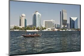 Dubai Creek Tower, Dubai Creek, Dubai, United Arab Emirates, Middle East-Matt-Mounted Photographic Print