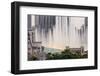 Dubai Fountain, Dubai, United Arab Emirates, Middle East-Amanda Hall-Framed Photographic Print