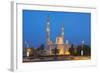 Dubai Jumeirah Mosque at Night, Dubai, United Arab Emirates, Middle East-Neale Clark-Framed Photographic Print