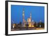 Dubai Jumeirah Mosque at Night, Dubai, United Arab Emirates, Middle East-Neale Clark-Framed Photographic Print