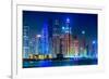 Dubai Marina Cityscape, Uae-bloodua-Framed Photographic Print