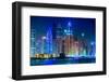 Dubai Marina Cityscape, Uae-bloodua-Framed Photographic Print