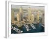 Dubai Marina, Dubai, United Arab Emirates, Middle East-Nico Tondini-Framed Photographic Print