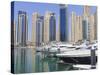 Dubai Marina, Dubai, United Arab Emirates, Middle East-Amanda Hall-Stretched Canvas