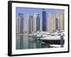 Dubai Marina, Dubai, United Arab Emirates, Middle East-Amanda Hall-Framed Photographic Print