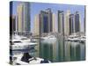 Dubai Marina, Dubai, United Arab Emirates, Middle East-Amanda Hall-Stretched Canvas