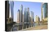 Dubai Marina, Dubai, United Arab Emirates, Middle East-Amanda Hall-Stretched Canvas