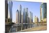 Dubai Marina, Dubai, United Arab Emirates, Middle East-Amanda Hall-Mounted Photographic Print