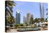 Dubai Marina, Dubai, United Arab Emirates, Middle East-Amanda Hall-Stretched Canvas