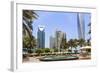 Dubai Marina, Dubai, United Arab Emirates, Middle East-Amanda Hall-Framed Photographic Print