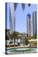 Dubai Marina, Dubai, United Arab Emirates, Middle East-Amanda Hall-Stretched Canvas