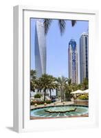 Dubai Marina, Dubai, United Arab Emirates, Middle East-Amanda Hall-Framed Photographic Print