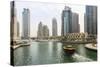 Dubai Marina, Dubai, United Arab Emirates, Middle East-Amanda Hall-Stretched Canvas