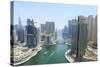 Dubai Marina, Dubai, United Arab Emirates, Middle East-Amanda Hall-Stretched Canvas